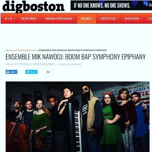 "With machete-sharp vocalists fronting a miniature orchestra tuned by a maestro with a passion for boom bap, they represent a distinct future for the genre that diehards of all stripes should be thoroughly excited for." - DigBoston
