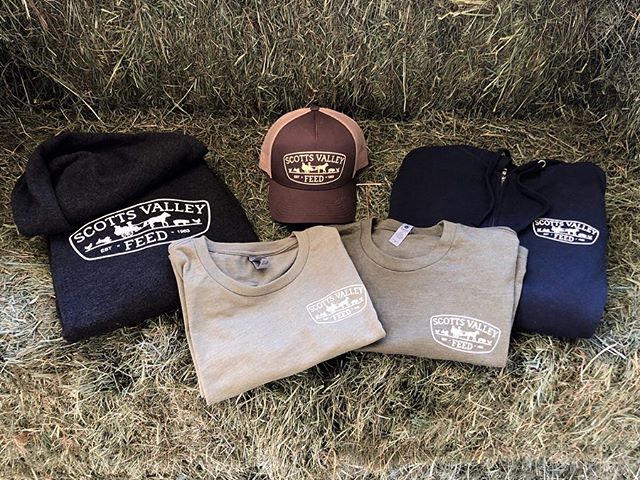 Hay! This just in - Scotts Valley Feed is now selling apparel. We have hats, shirts and hoodies in an array of colors. Come check them out!
#scottsvalleyfeed #swag #shoplocal #animallovers