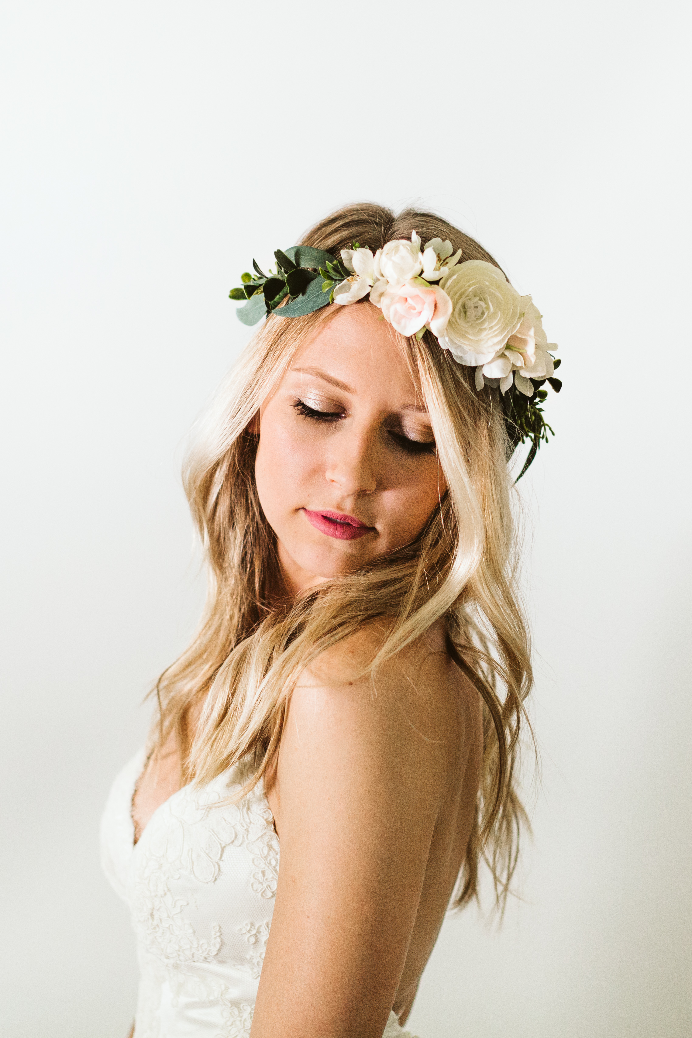 half flower crown