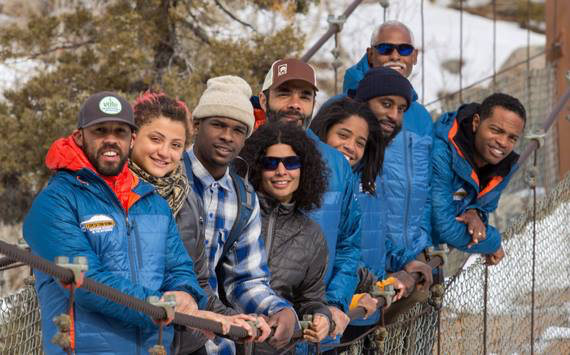 Members of Outdoor Afro