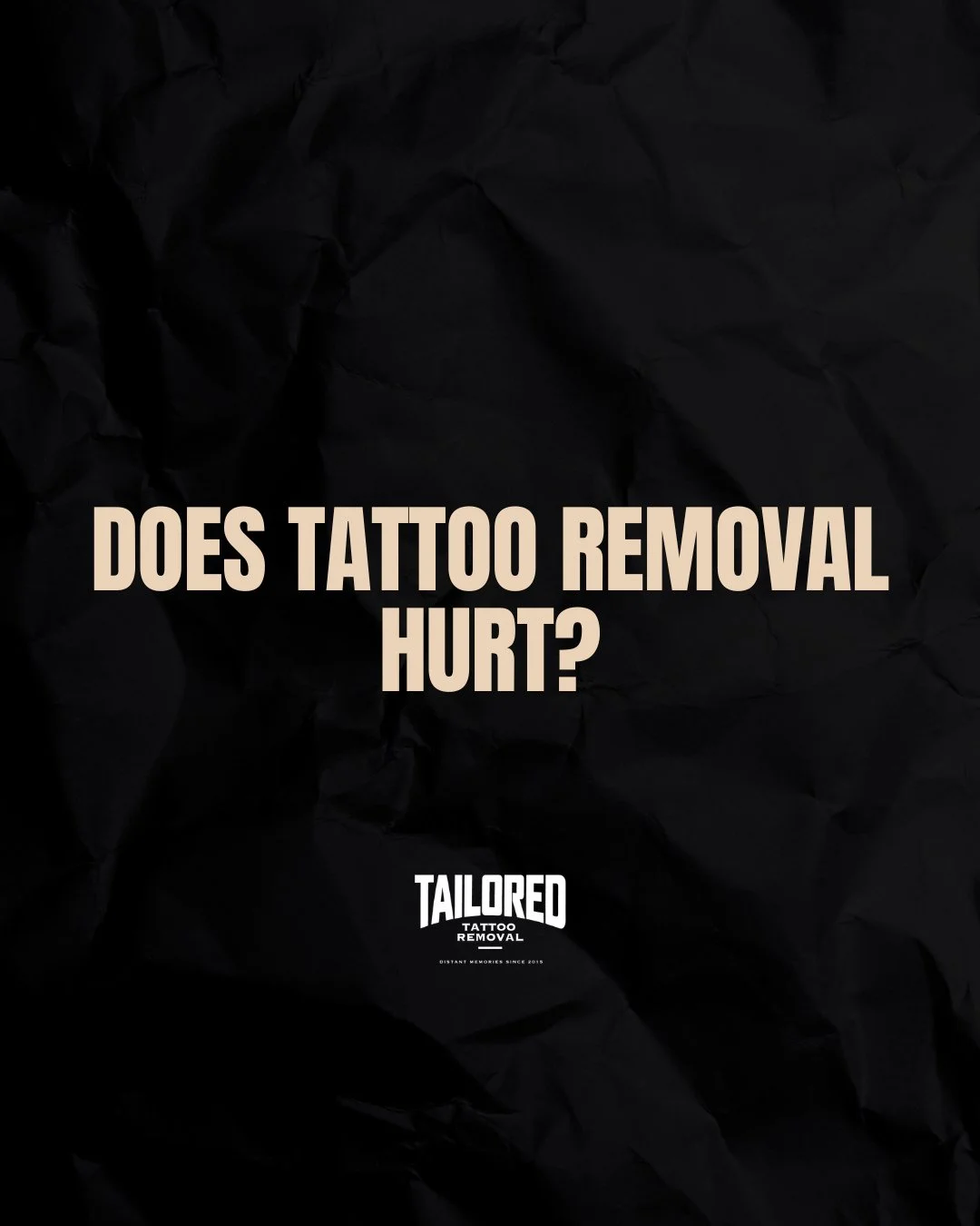 &ldquo;Does tattoo removal hurt?&rdquo;

We get this question ALL the time 😅 The truth? It&rsquo;s a bit like a quick snap of a rubber band or tiny hot flicks on the skin. 

Uncomfortable? Sure. But most clients are surprised at how fast and managea