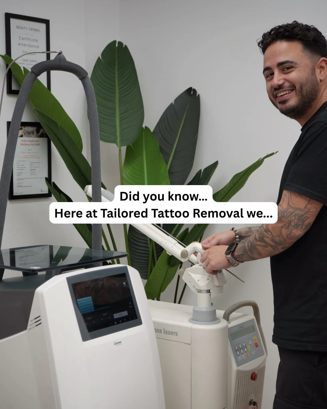 Did you know&hellip; here at Tailored Tattoo Removal we don&rsquo;t believe in a one-size-fits-all approach 👀

Every tattoo is different. Every client is different. 

Which means every treatment should be too.

That&rsquo;s why we tailor every singl