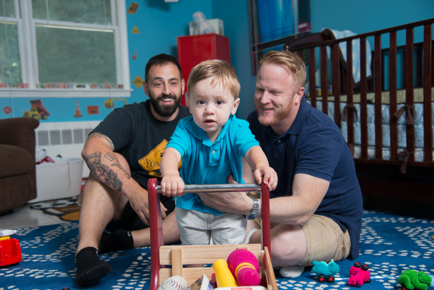 August 20, 2015: Rocco Forgione, Corey Martin and Forge Leon Martin (17 months)