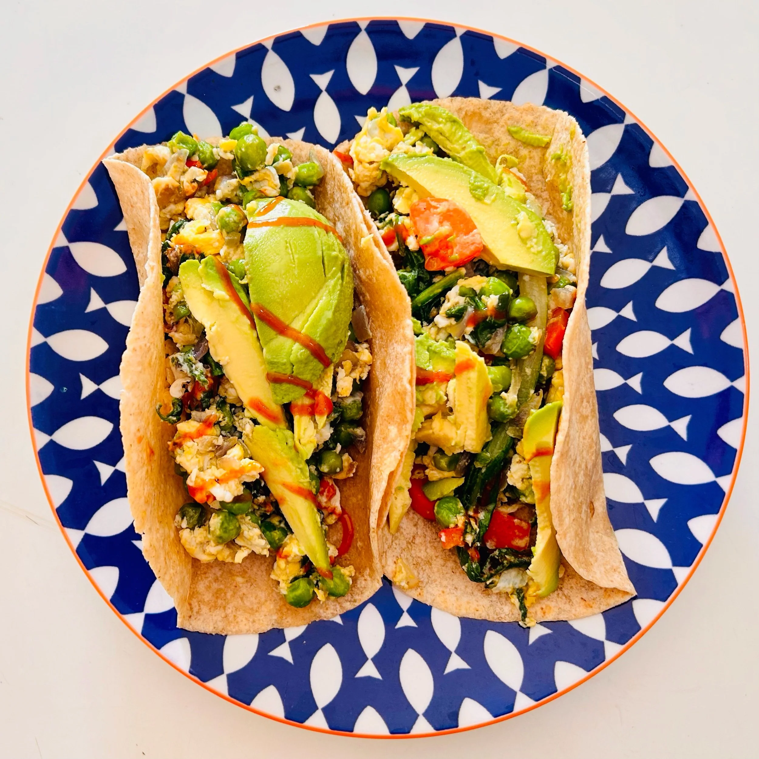 Vegetarian Dairy-Free Breakfast Wrap