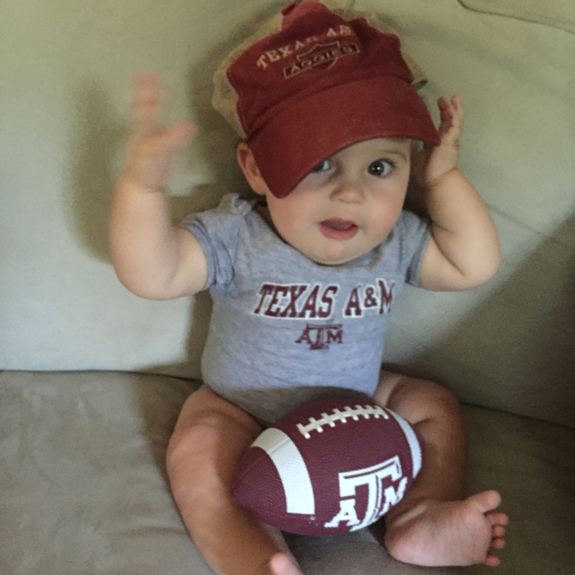  Yay for Aggie football season! 