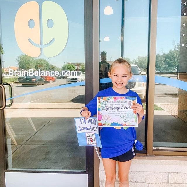 Today was a big day with lots of feels. 😭🙌🏻💕 Bethany &ldquo;graduated&rdquo; from Brain Balance this morning, and we could not be more proud, and more thankful for this place. To say it changed her life - and as a result, our family&rsquo;s lives