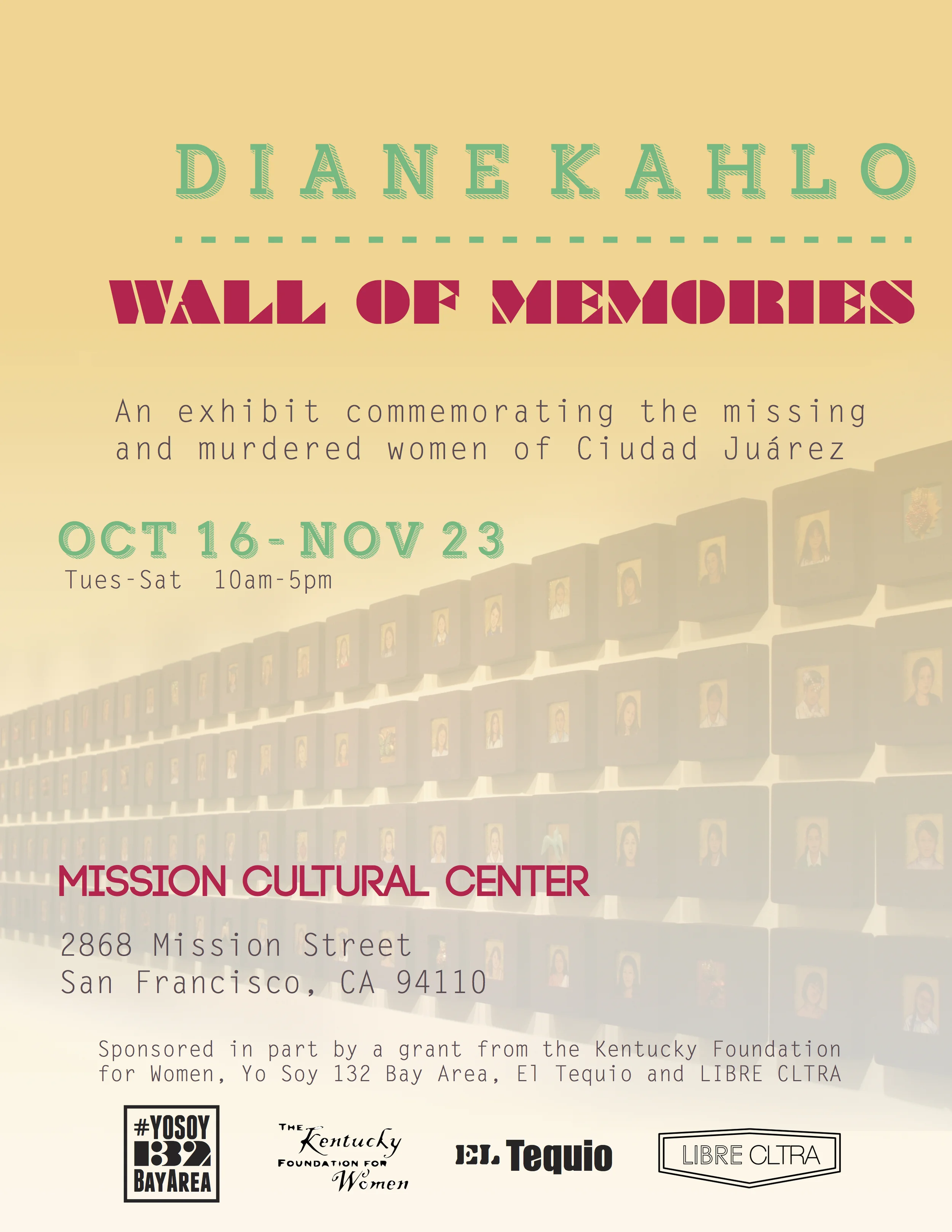 Wall of Memories Diane Kahlo Exhibit 
