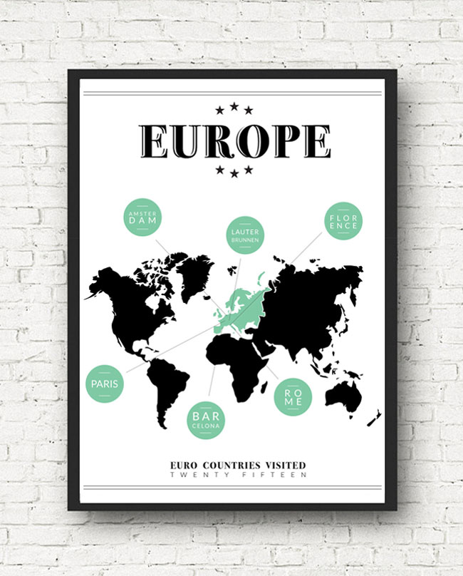 Europe Graphic Design Flyer