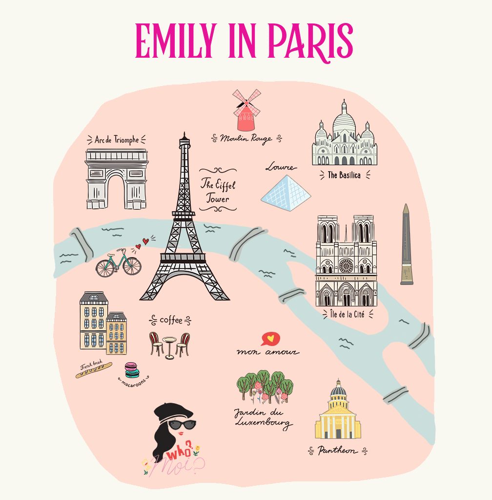 Emily in Paris x DIFF email design