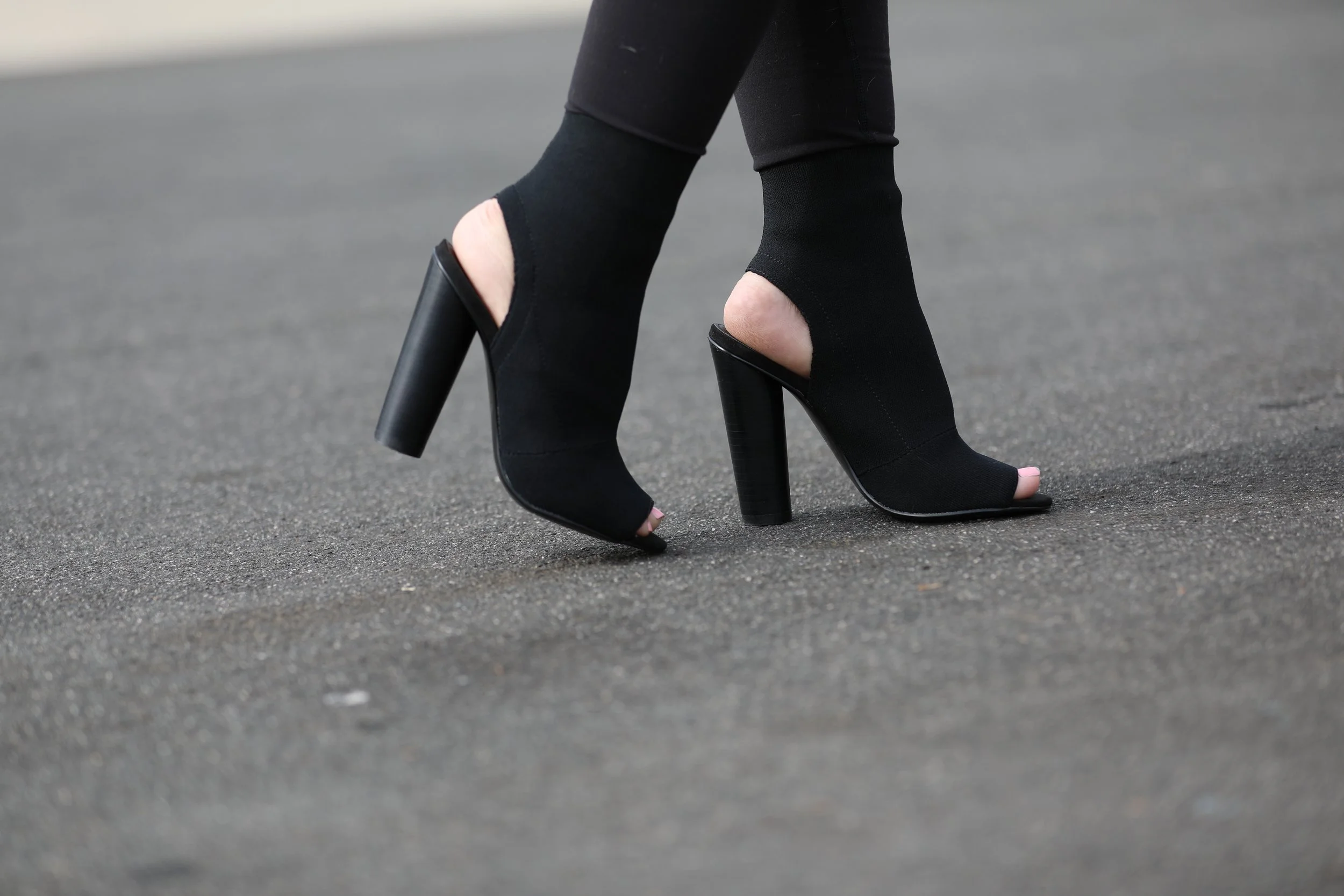 Open-Toe Booties | Steve Madden | $130