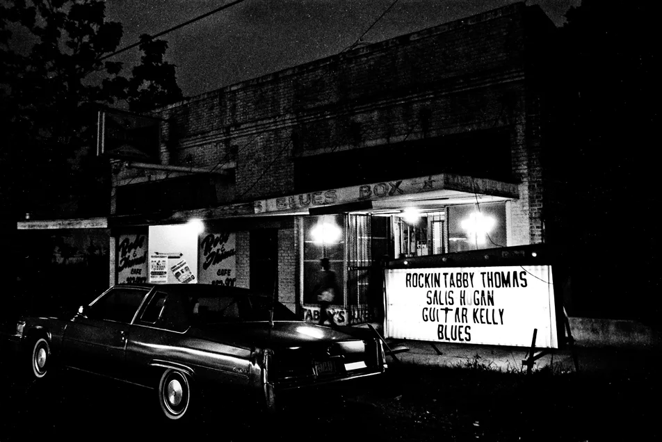 The original Tabby’s Blues Box and Heritage Hall August, 1986, Baton Rouge, Louisiana.