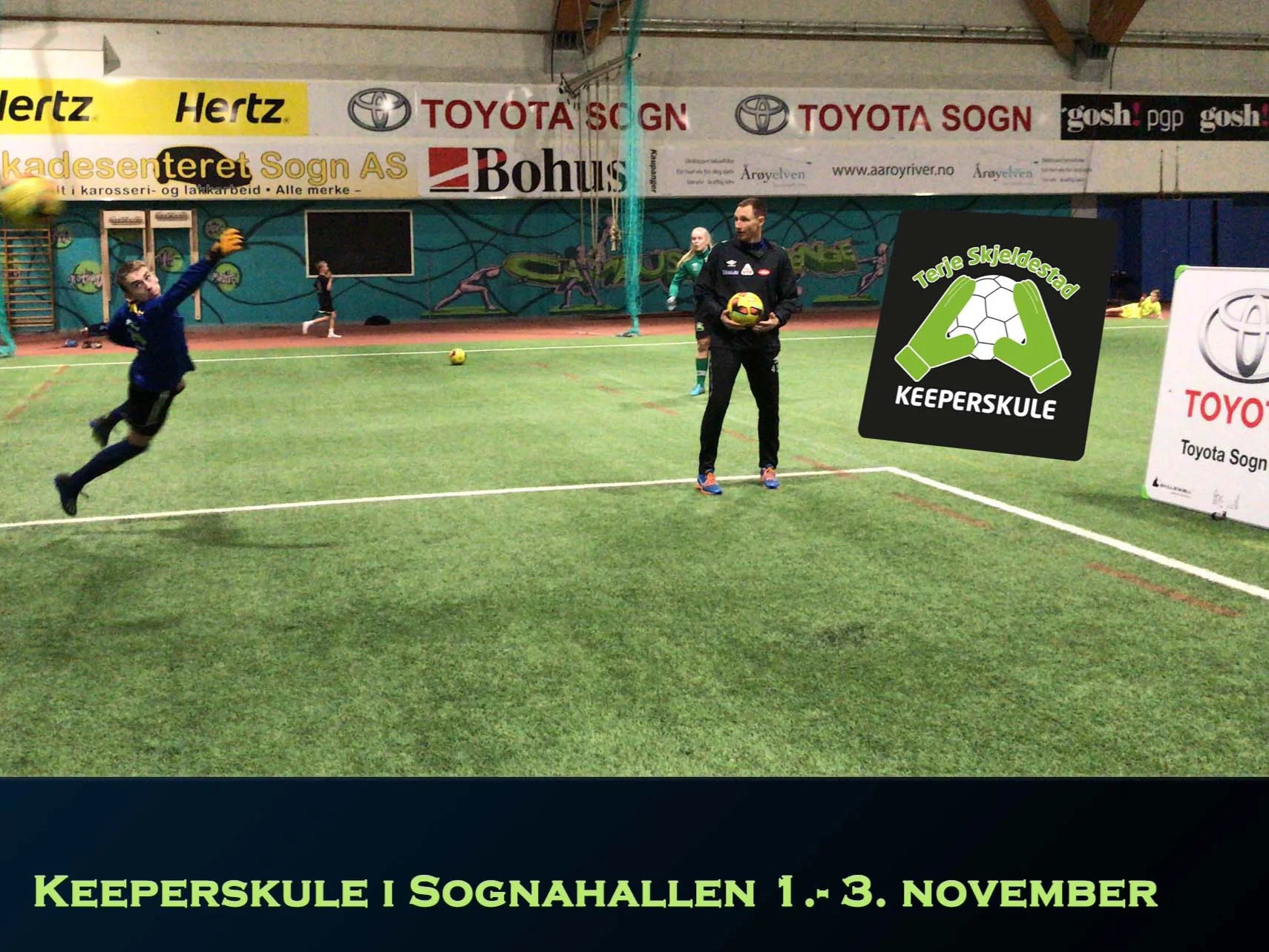 Klar for keeperskule i Sognahallen?