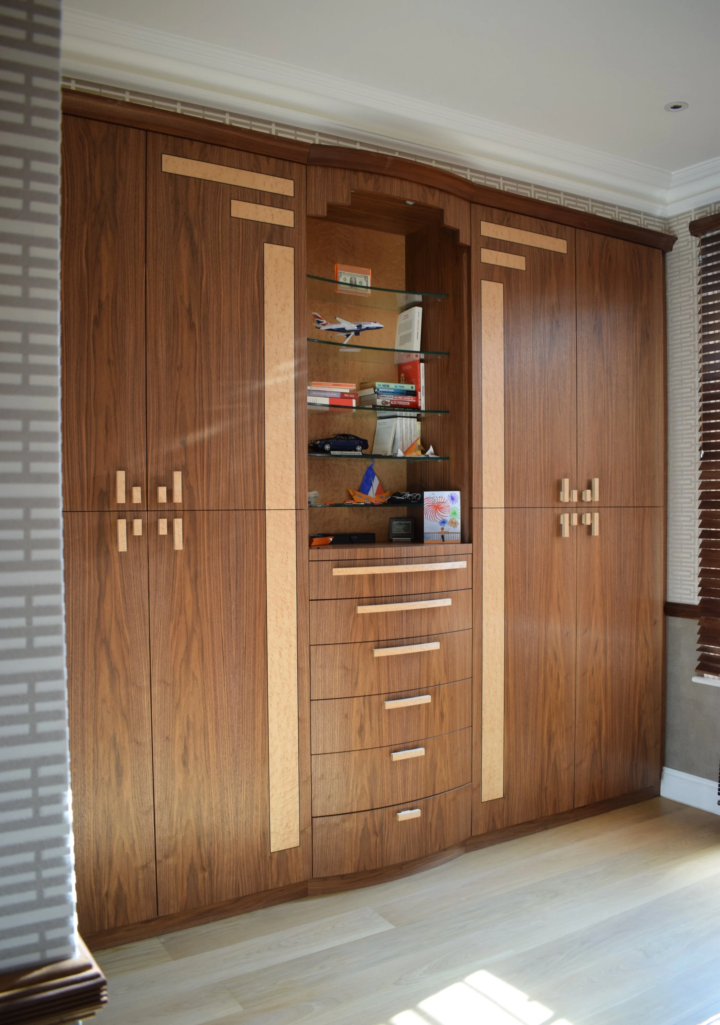 walnut dressing room