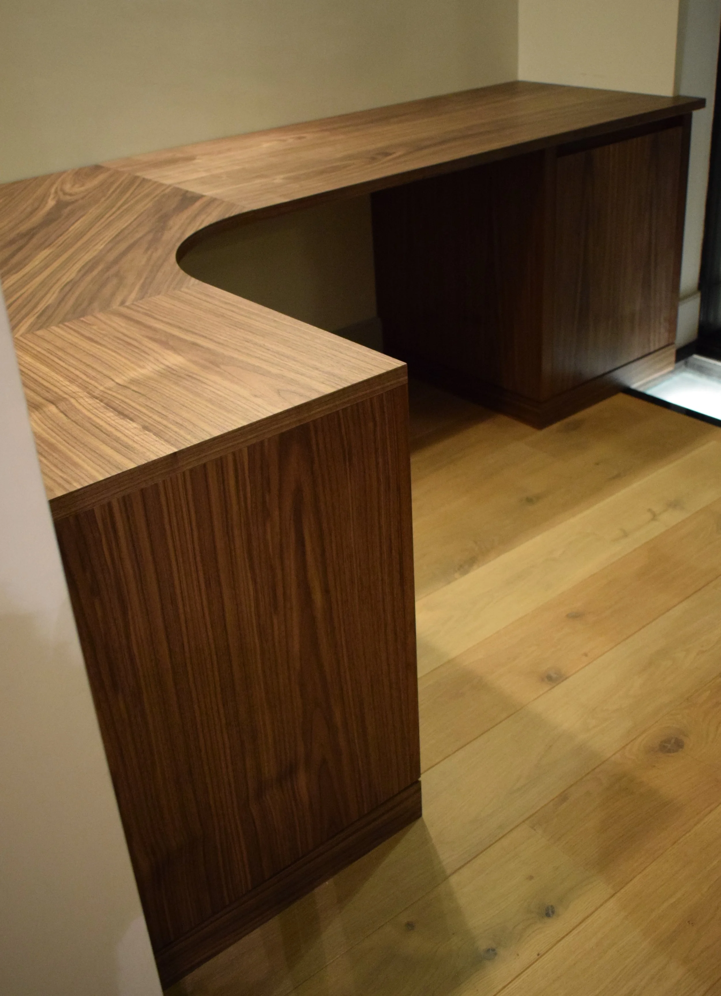  walnut office desk 