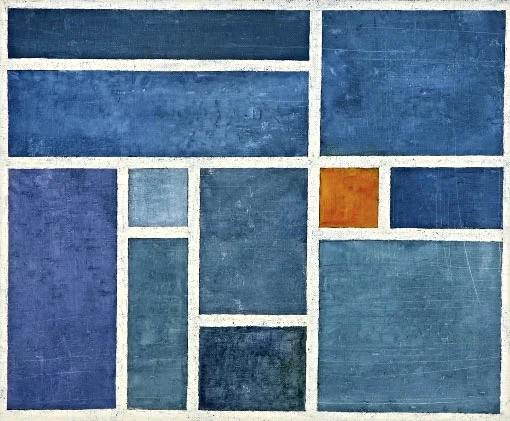 Komposition mit 2 Quadraten, Ibiza, 1963