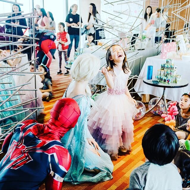 Giggle monster 💕🕸❄️ #hkmoms #hkkids #hkkidsparty #hongkongmoms #allsmiles #partytime