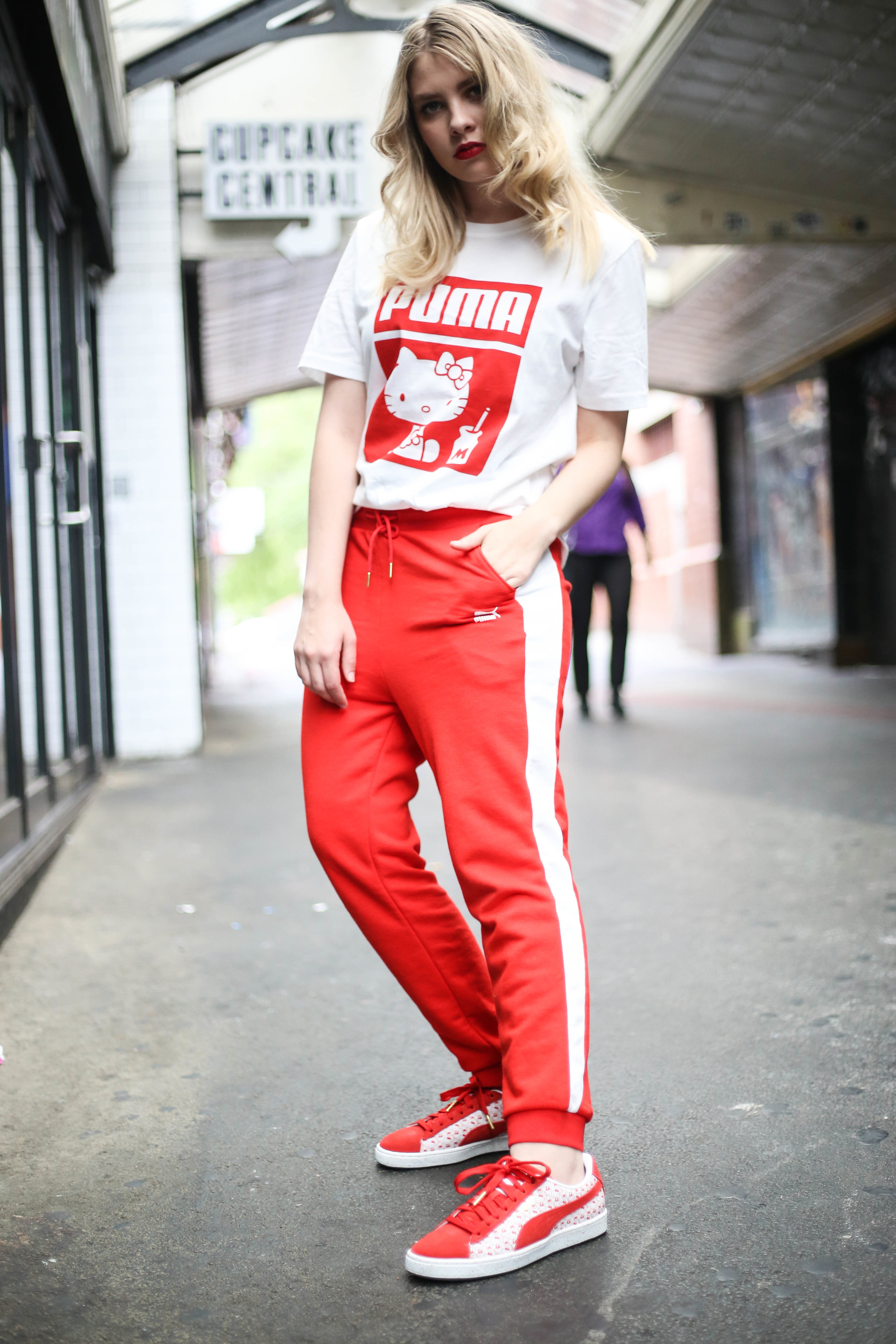hello kitty puma pants