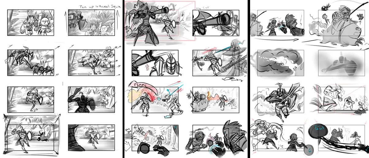DD2 PVP Trailer Storyboards