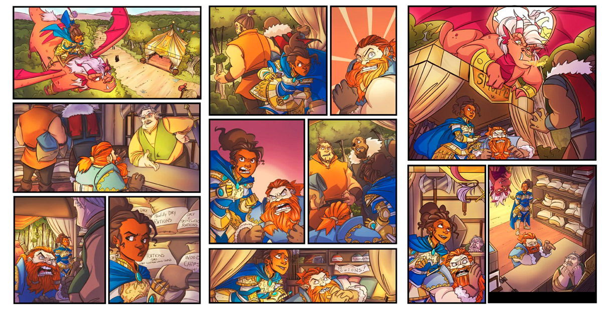Skullkickers/Princeless Crossover