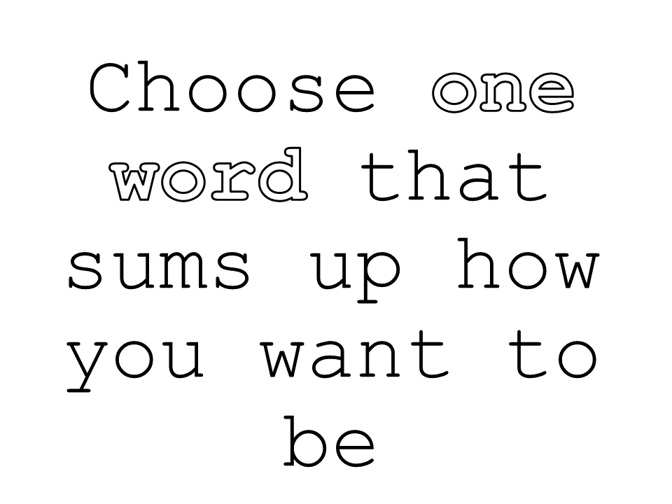One Word