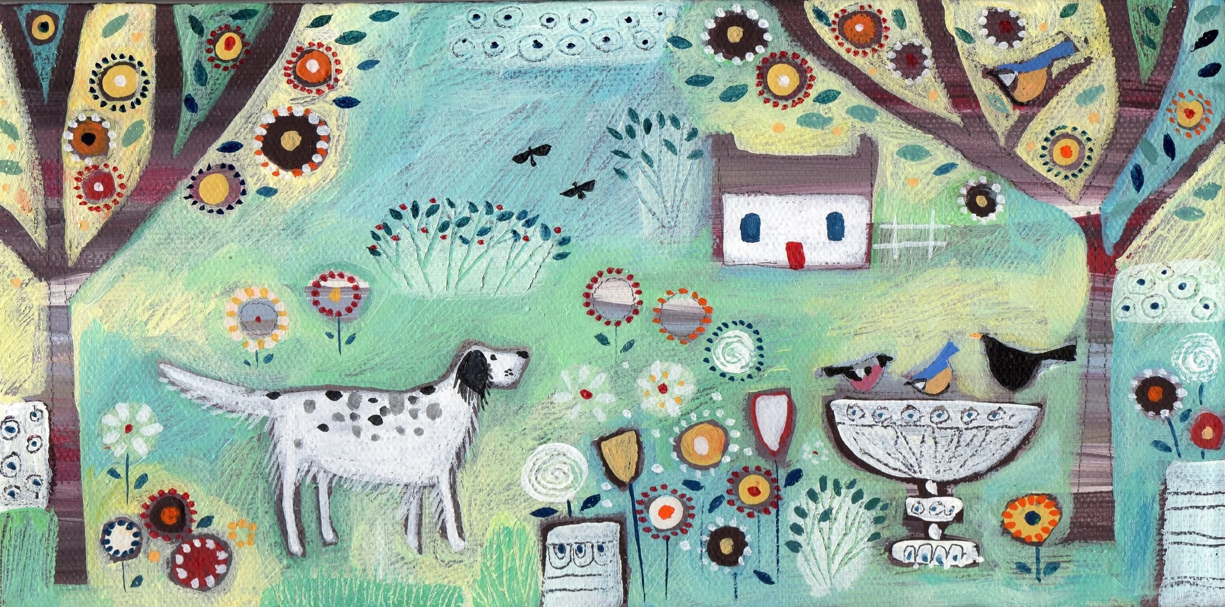 Watching the Birds acrylic