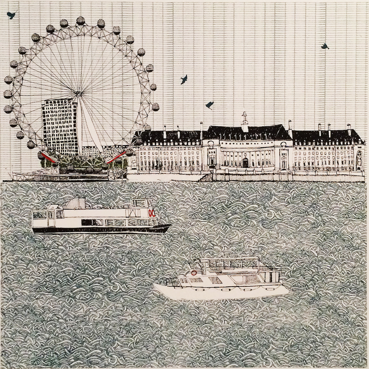 Eye Eye London screenprint 23 x 23 cm £150 (unframed)