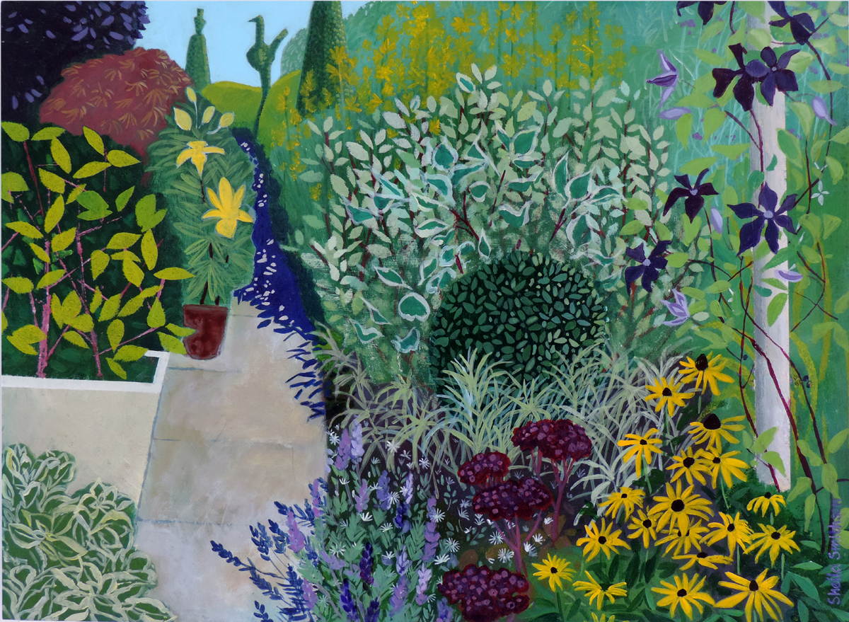 Garden Path acrylic