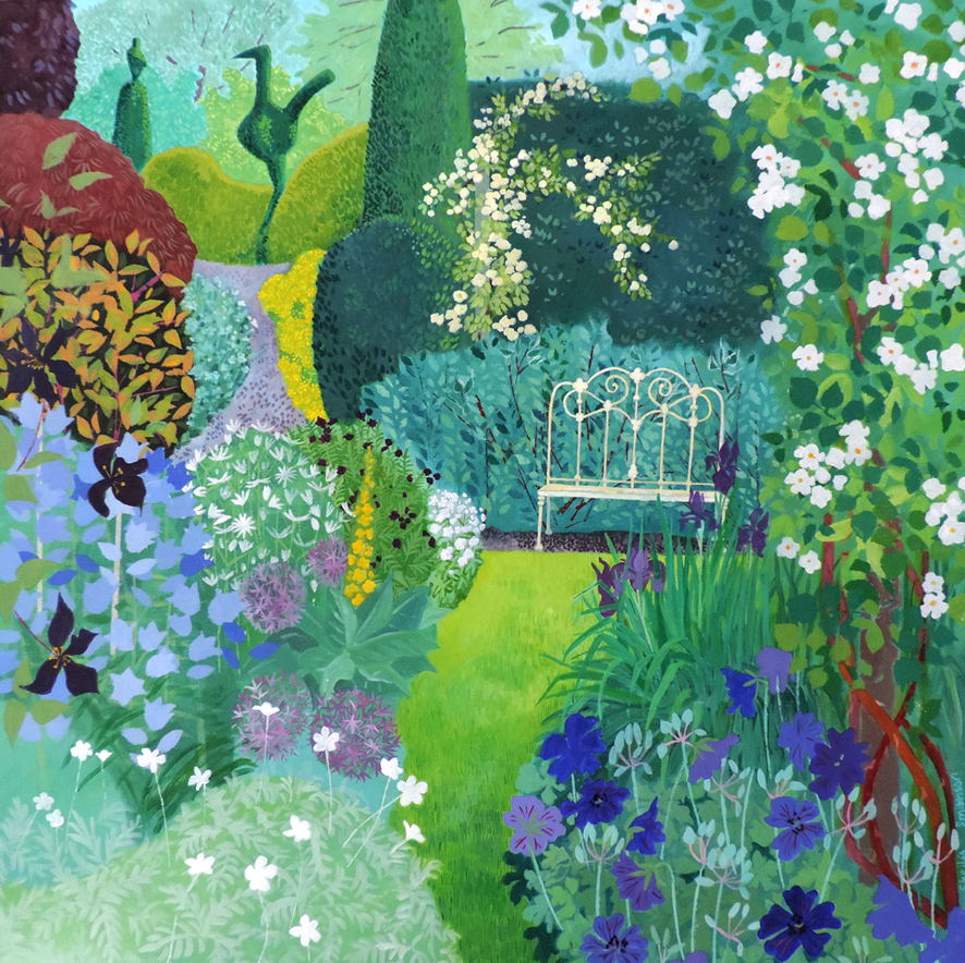 Garden Topiary acrylic £1100