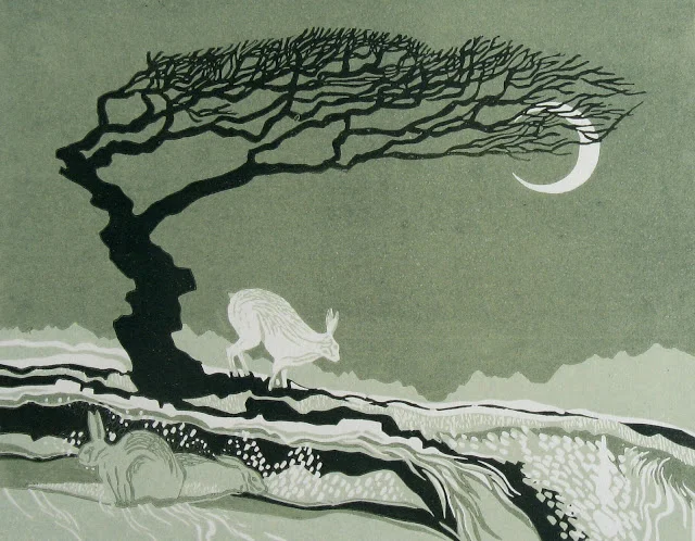 White Mountain Hare linocut £150 (unframed)