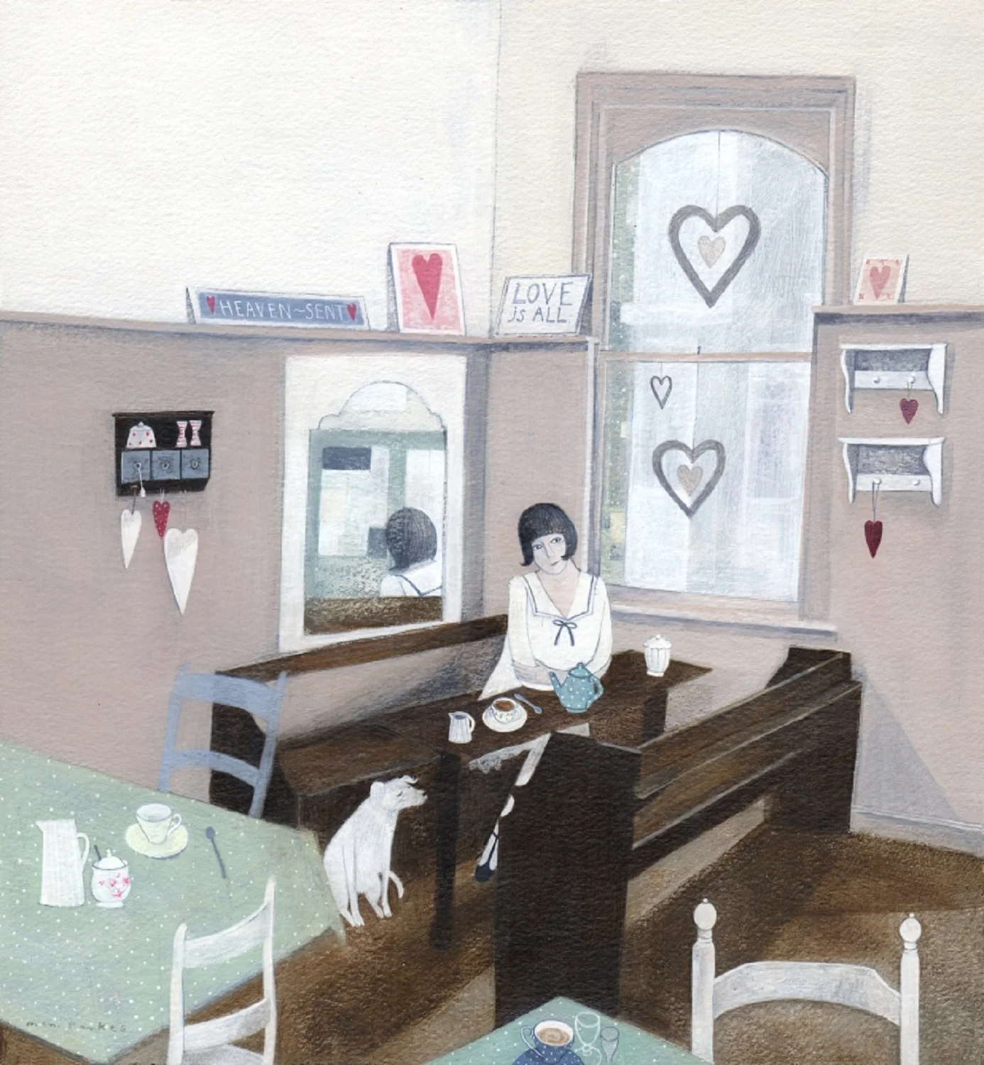 A Lovely Cup of Tea acrylic sold