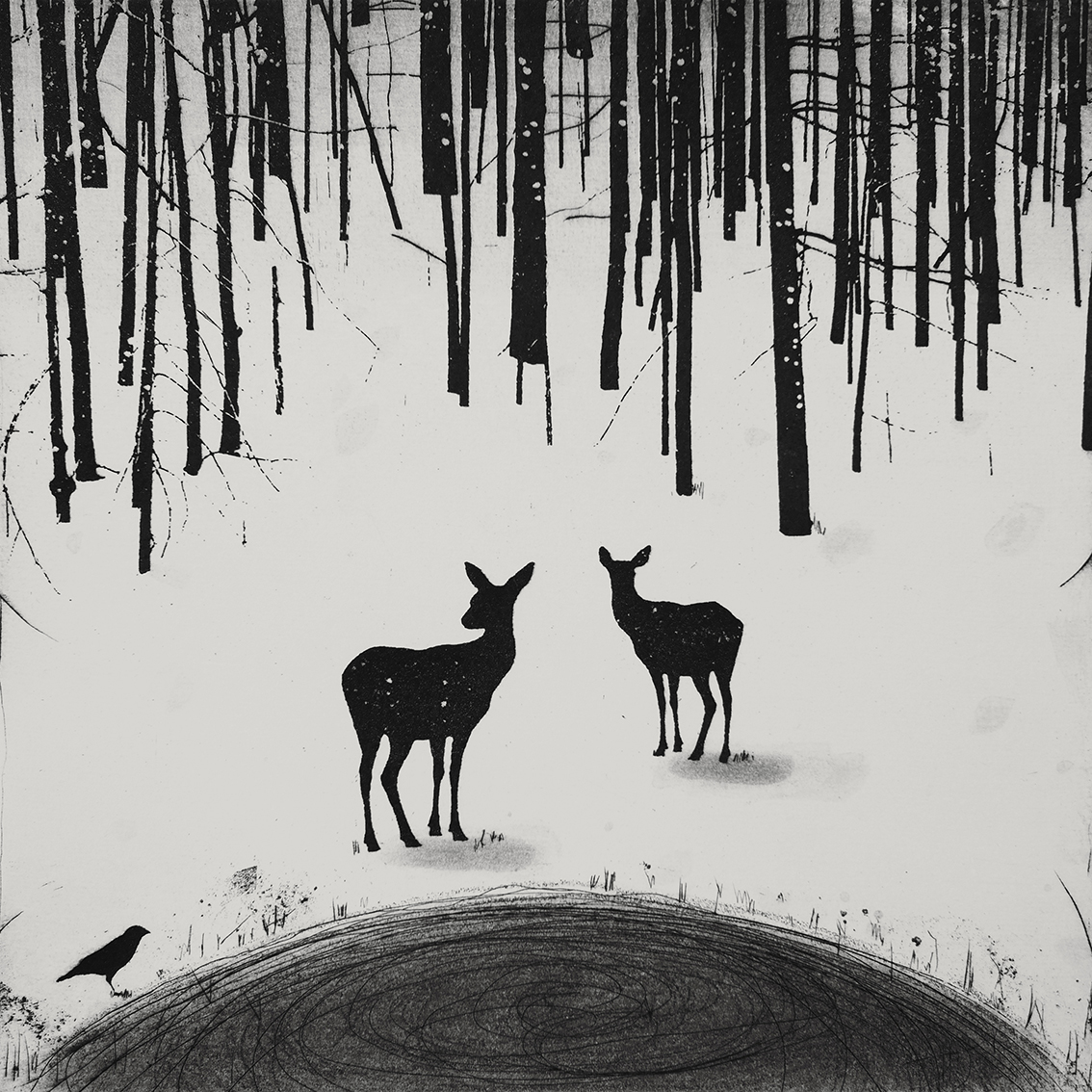 Lullaby of Longing etching 38 x 38cm £200