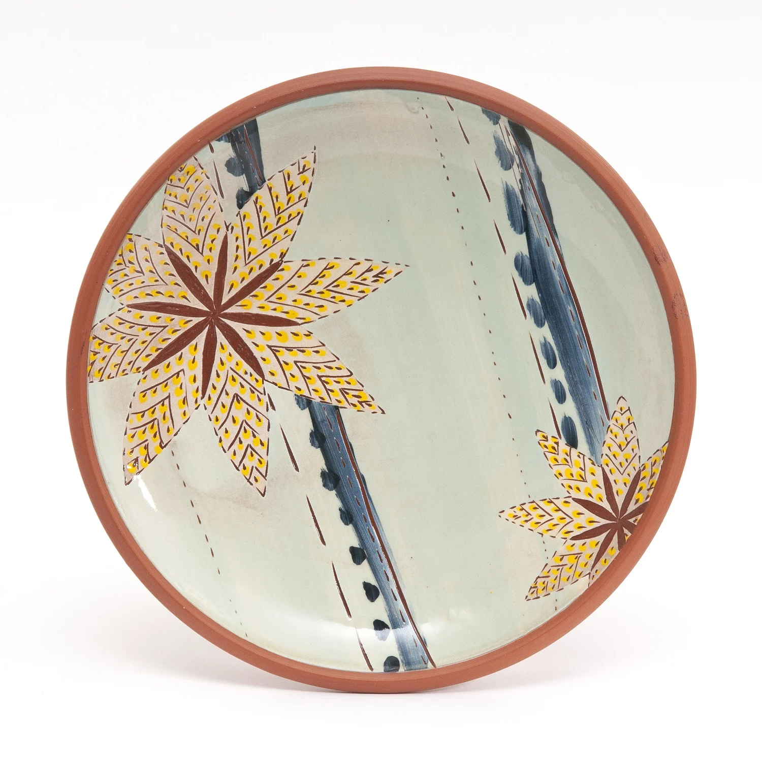 Plate earthenware