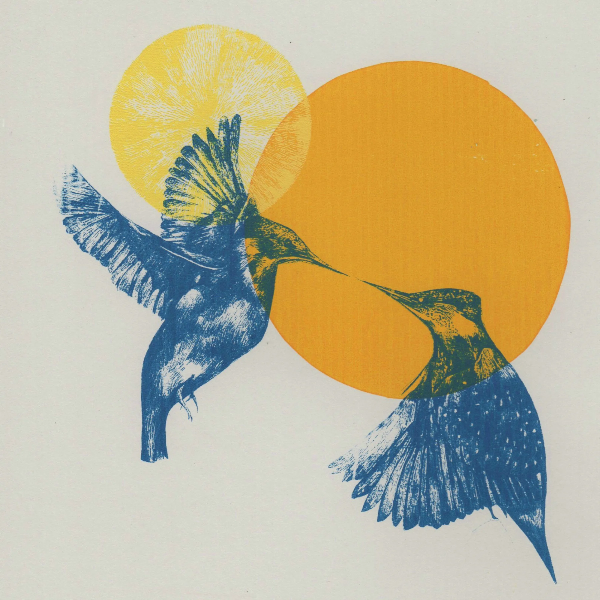 Ebb and Flow screenprint 21 x 21 cm £31 (unframed) SOLD