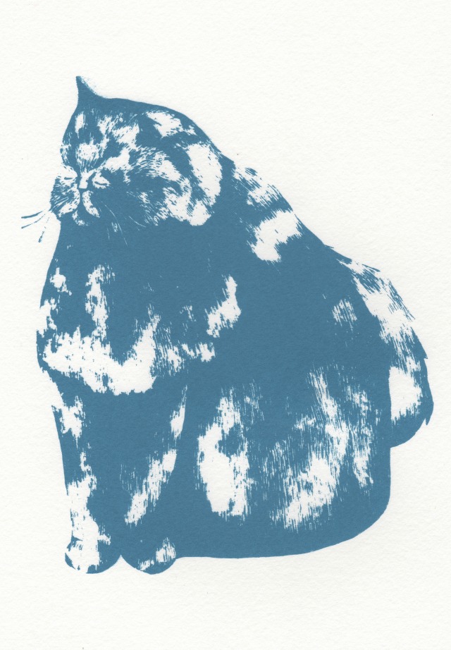 Odie screenprint 21cm x 29.5cm £31 (unframed)