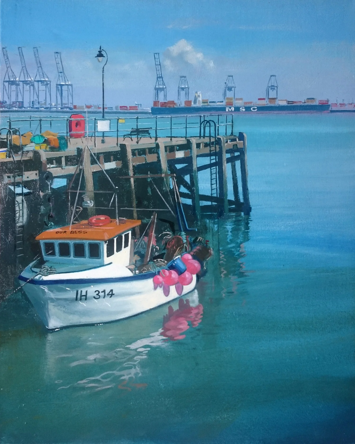 Harwich 11 50 x 40 cm oil on canvas £650