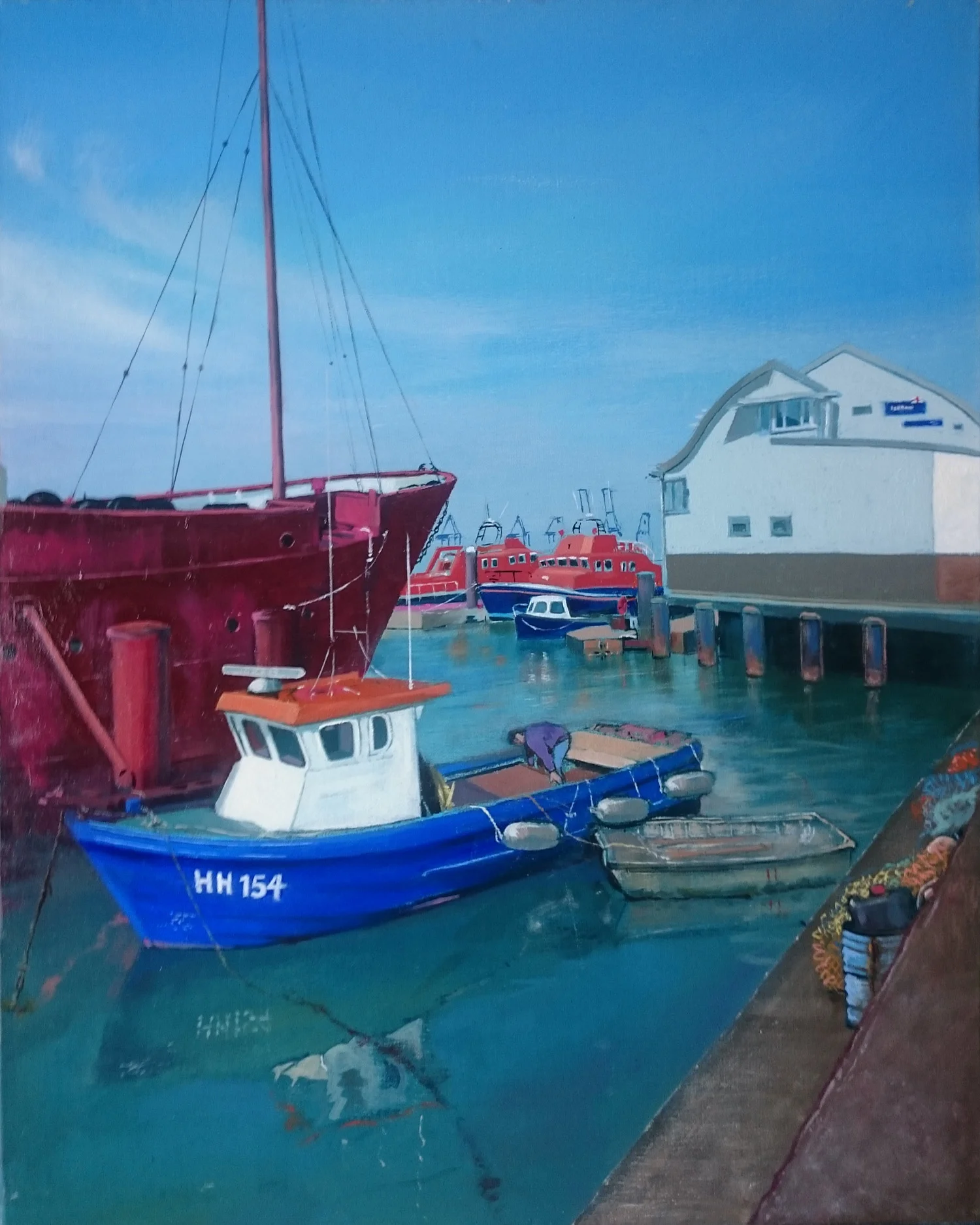 Harwich 13 50 x 40 cm oil on canvas £650