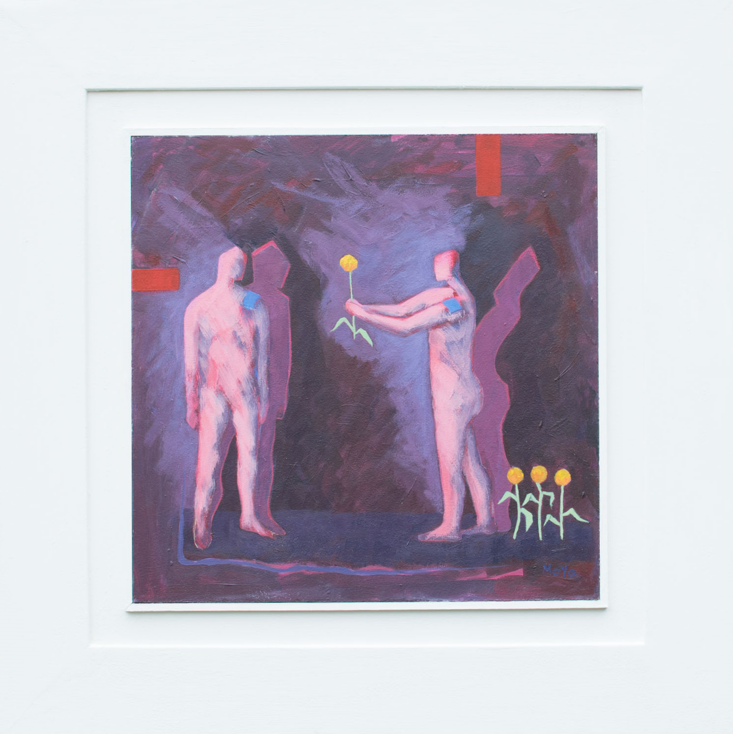 Spotlight acrylic on board 58 x 58 cm framed £495