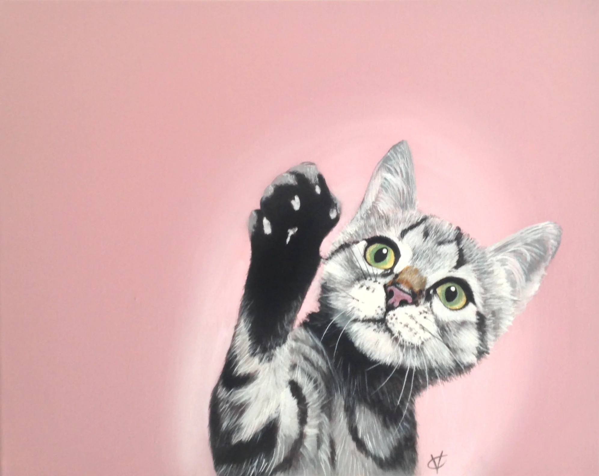 High Five acrylic on canvas 16 x 20 £260