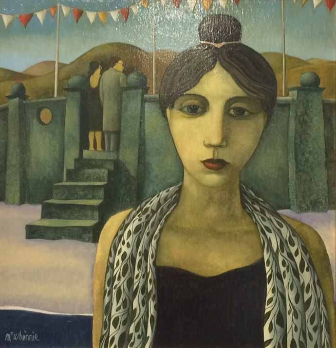 The Swimmer (framed) H- 52.5cm, W- 51cm sold