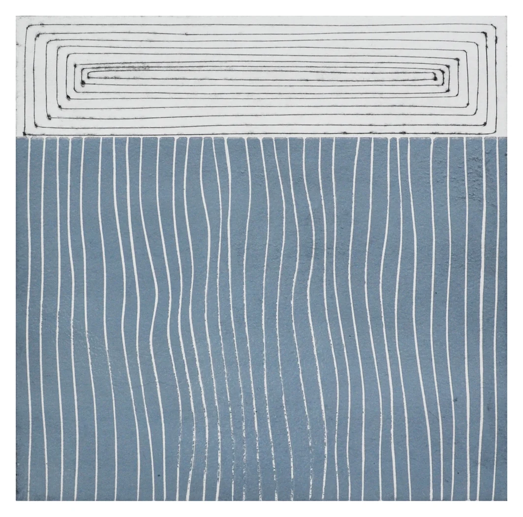 Furrow II Mixed Media Print 25cm x 25cm £165 unframed