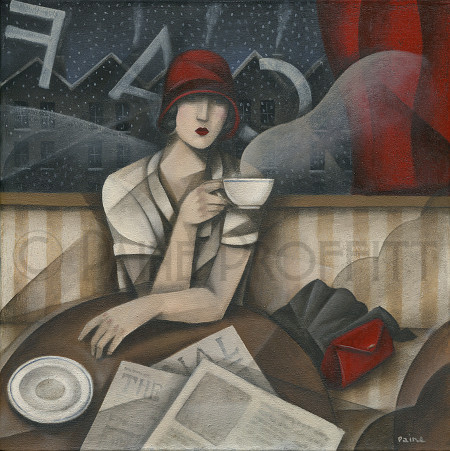 Cafe acrylic 50 x 50cm sold