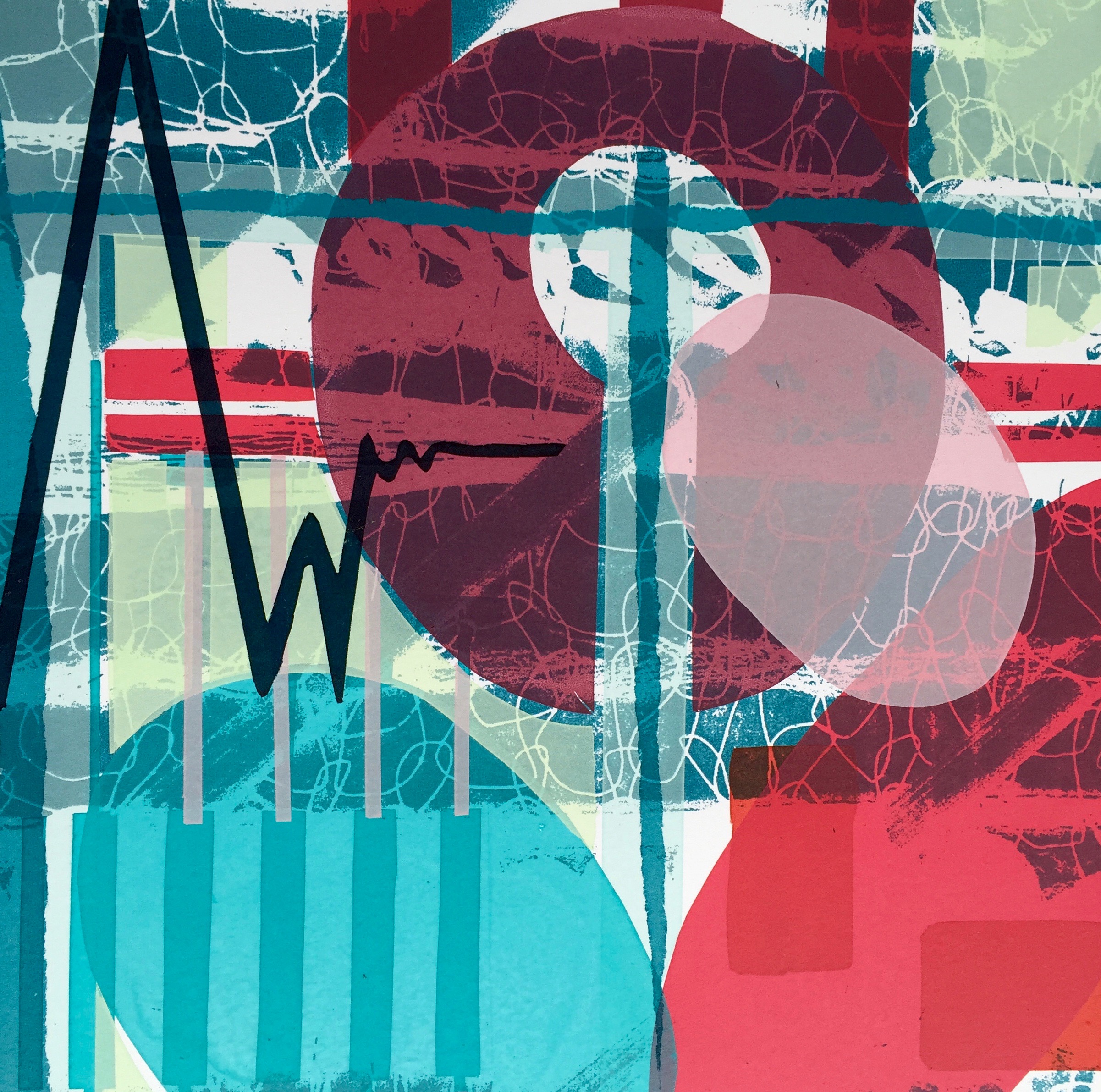 Anomaly III silkscreen 28cm x 31cm framed £395, unframed £325