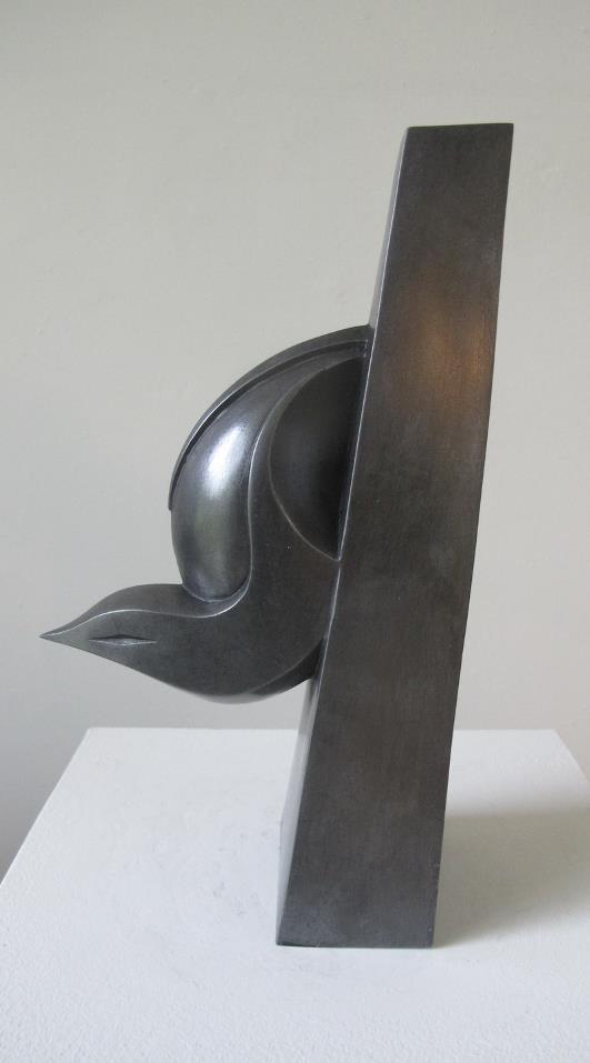 Nuthatch cold cast pewter 22.5cm high £225