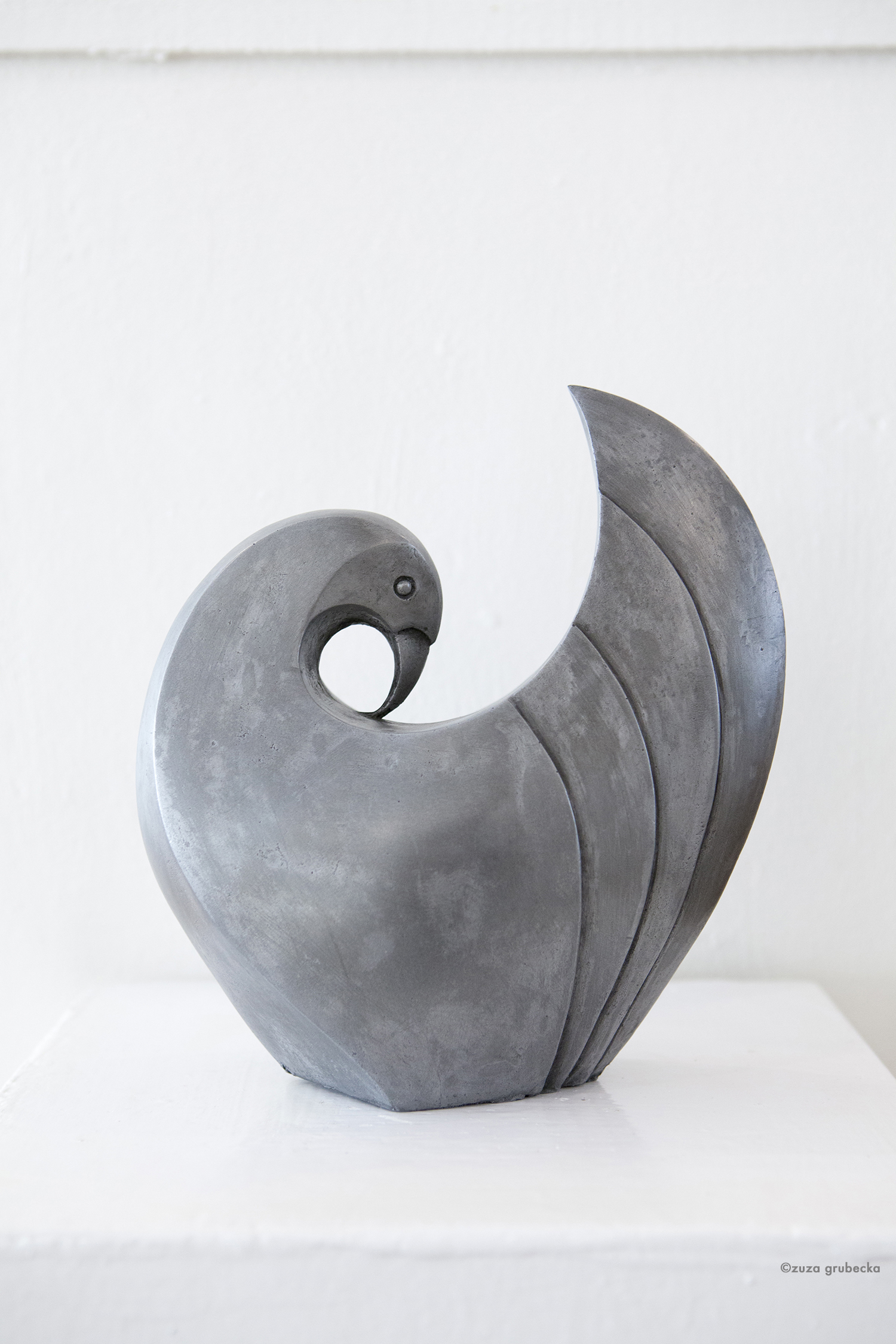 Dove cold cast pewter 24cm high £225