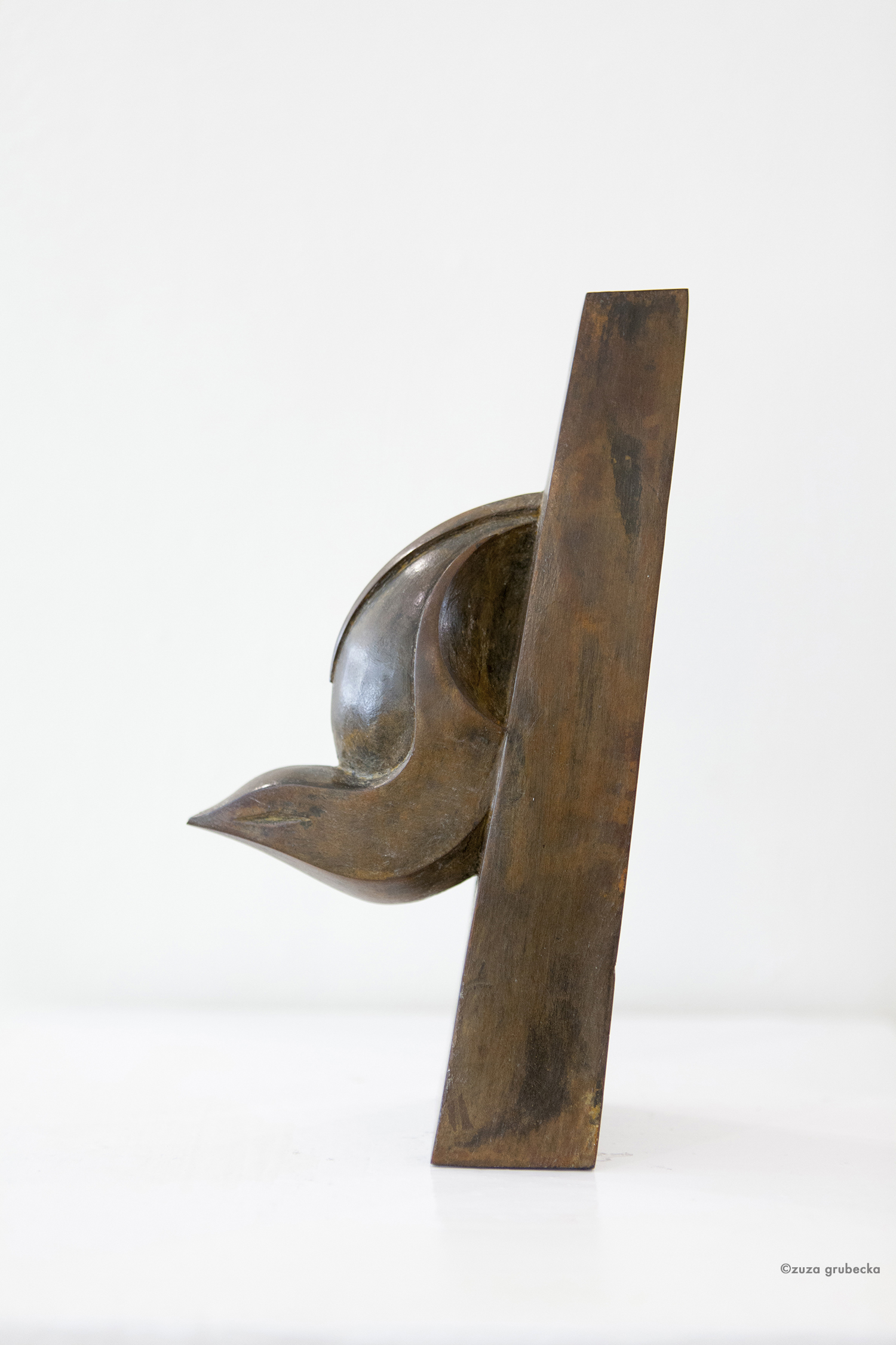 Nuthatch mixed metals 24cm high £225