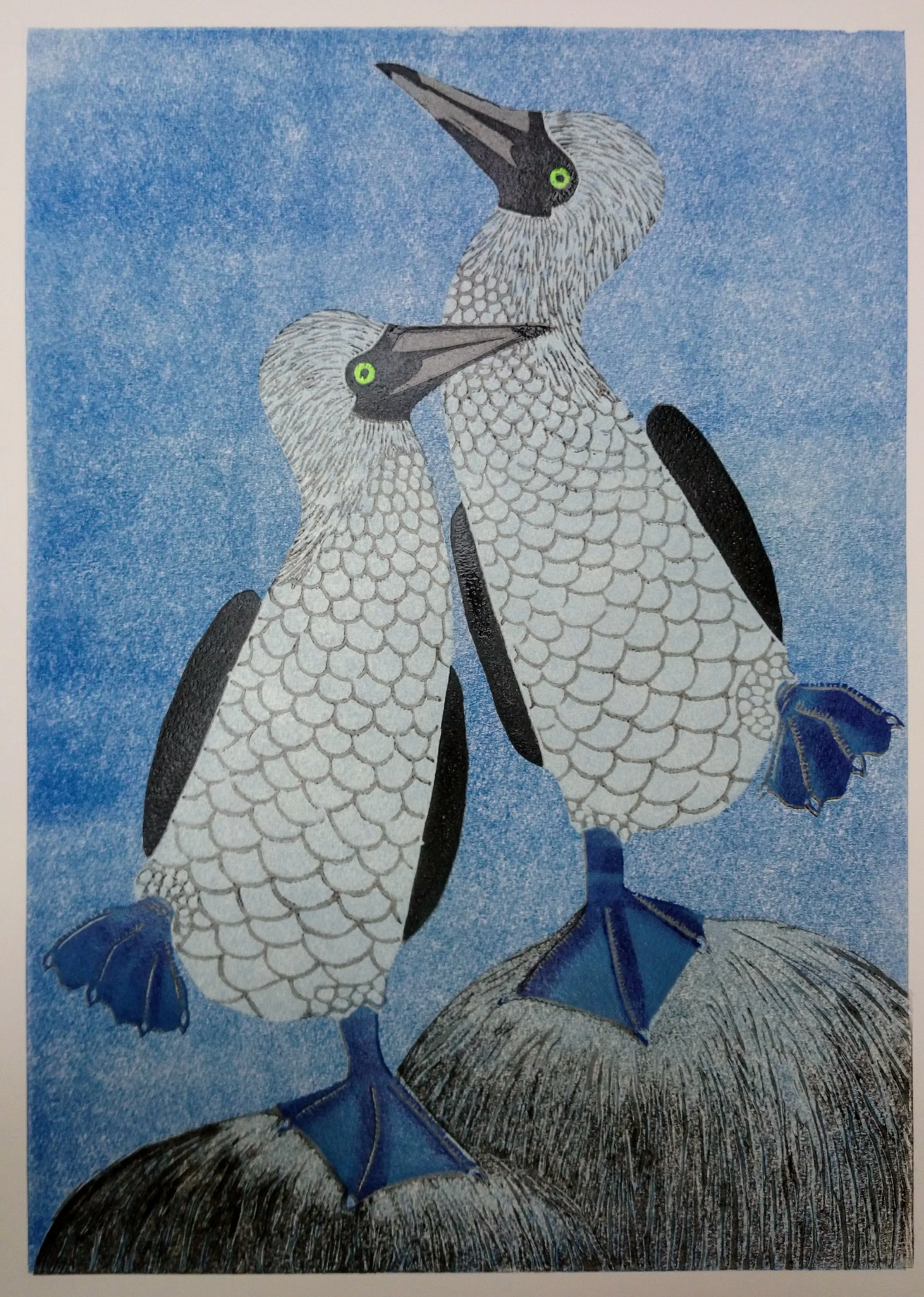 A Magical Effect Linocut 42 x 20cms £440