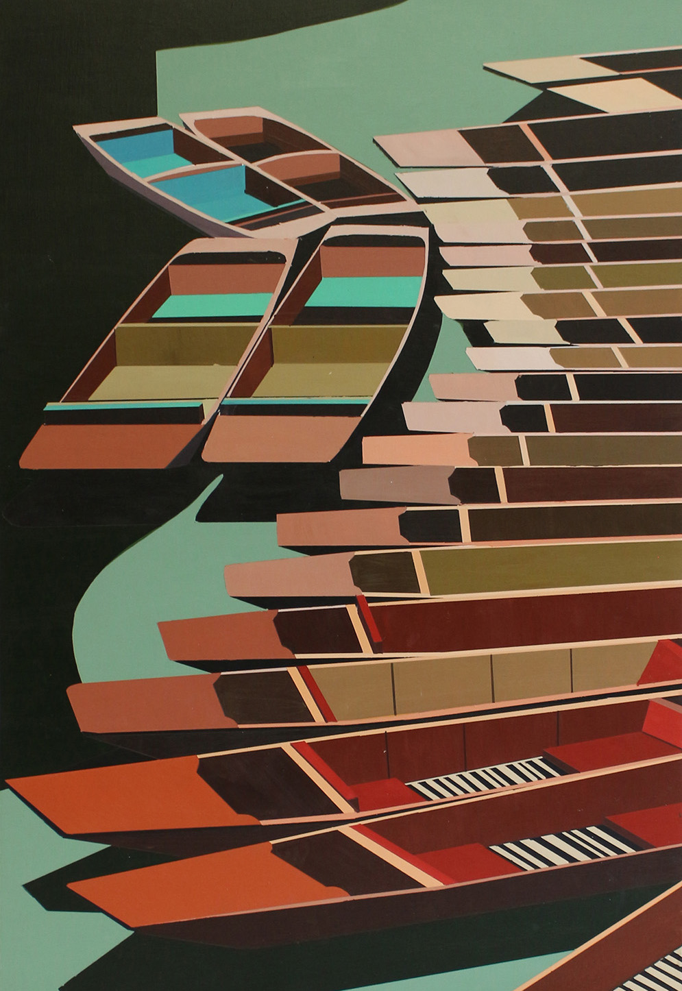 Cambridge Drift acrylic on canvas 60 x 40cm £650 SOLD