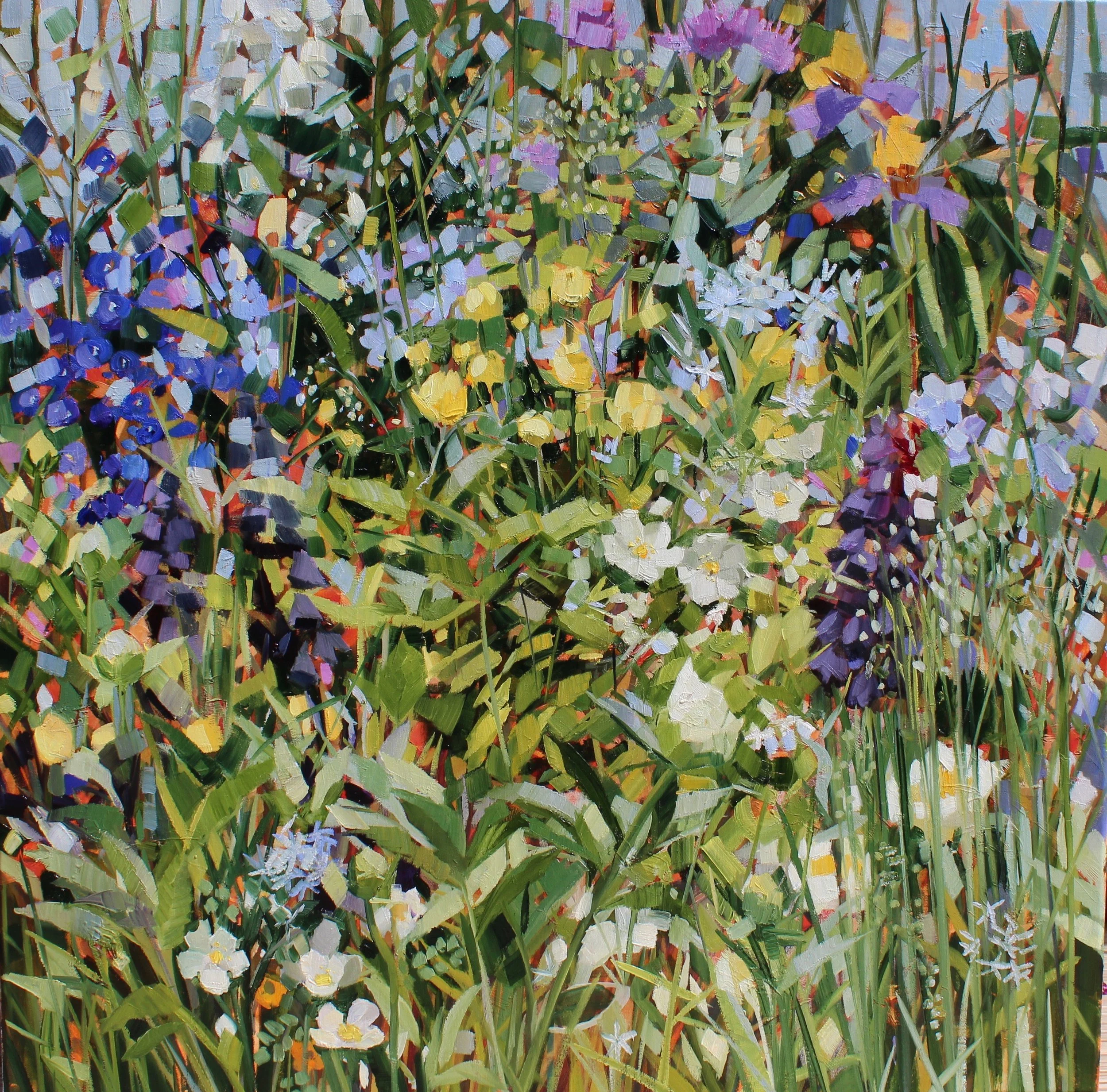 Poet's Garden oil on linen 60 x 60 cm SOLD