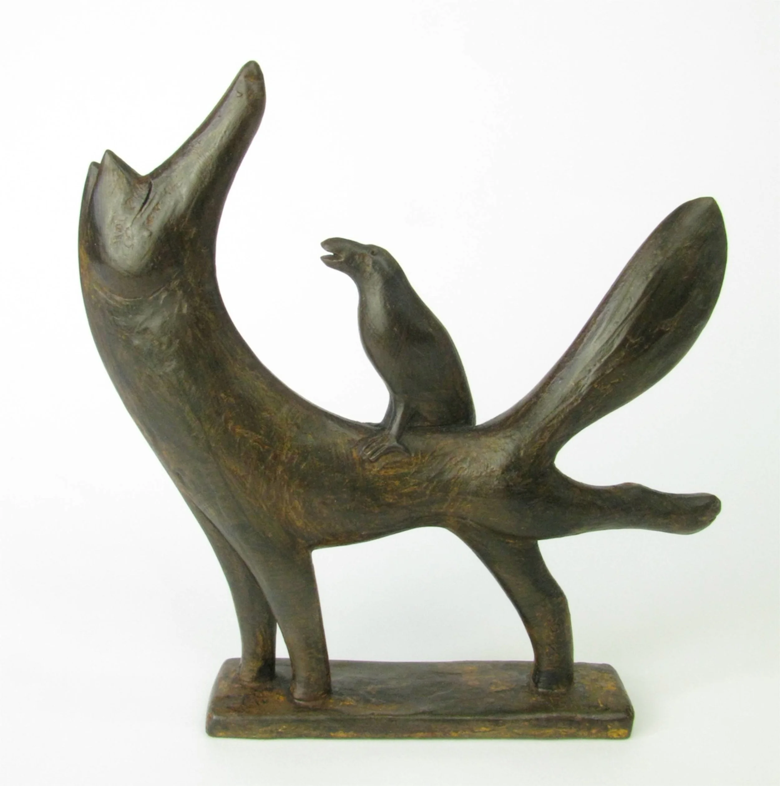 Fox and crow iron resin £160