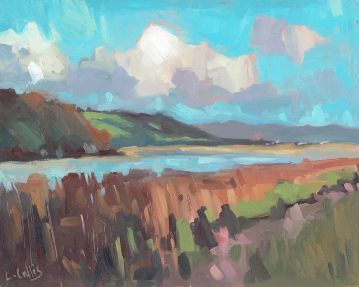 Laugharne Estuary oil on board 25cm X 20cm £295